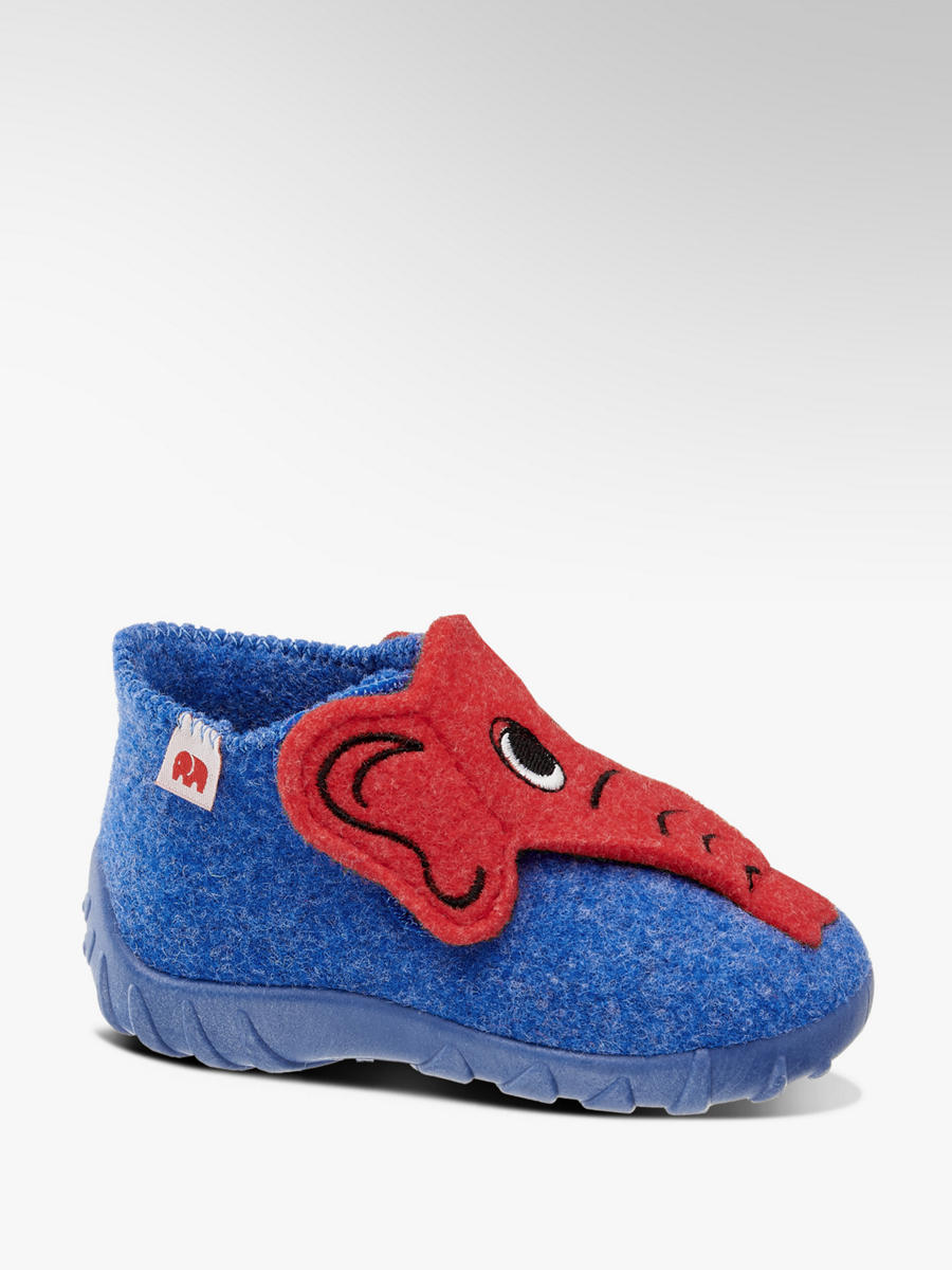 Hausschuh von elefanten in blau DEICHMANN Elefanten Filz Hausschuhe nur 9,95 € statt 16,90 € Deichmann